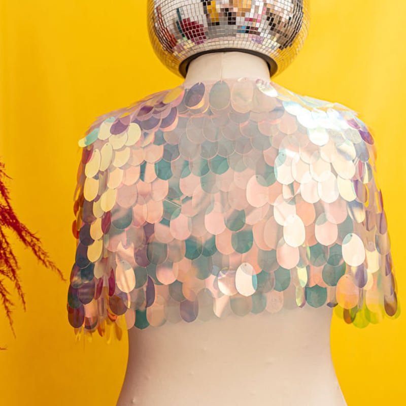 Raspberry Sequin Top