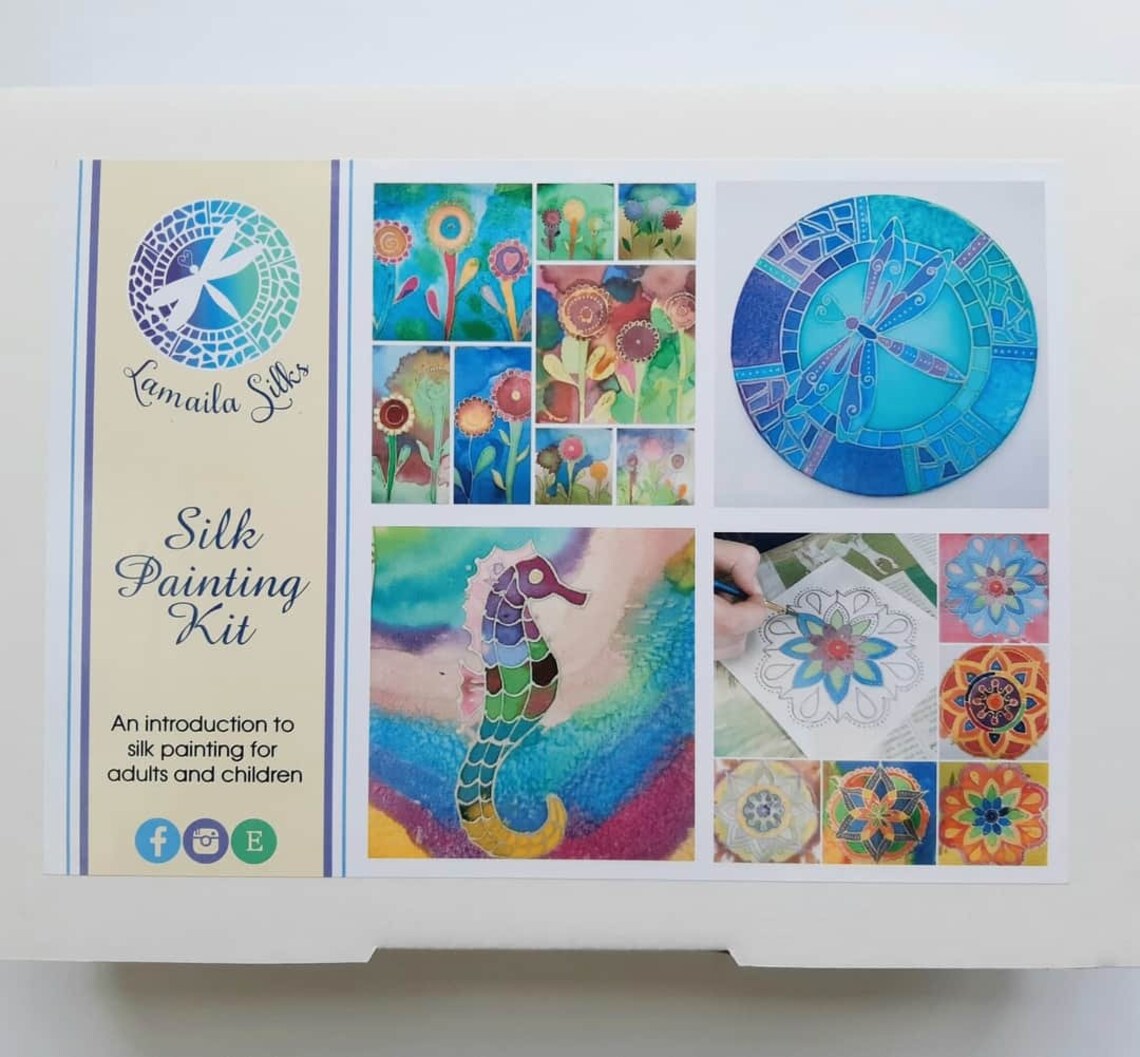 Silk Painting Sun Catcher Kit advanced for children and Etsy