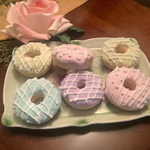 Shabby Chic Pastel Faux Donut