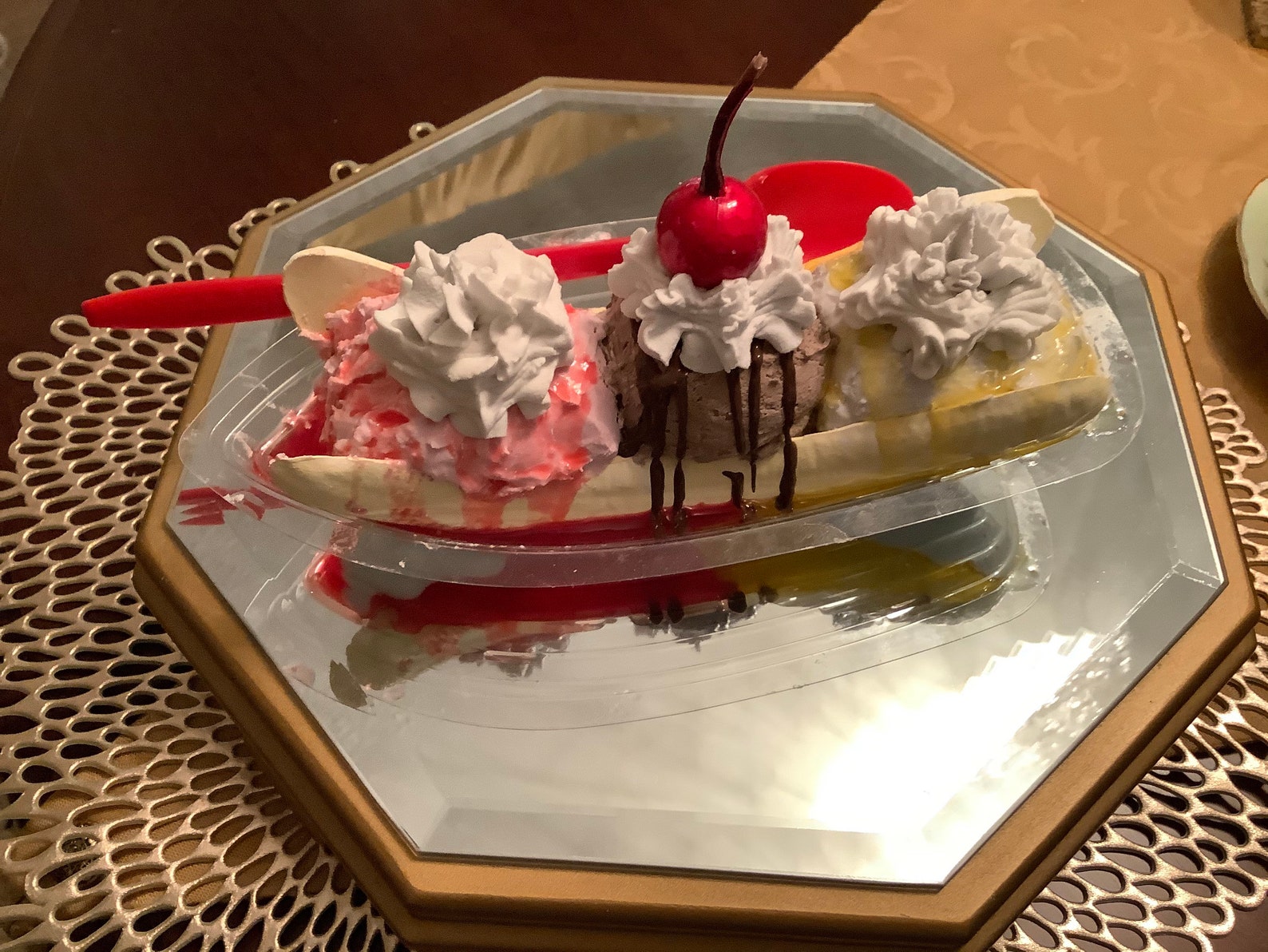 FAKE Banana Split Etsy