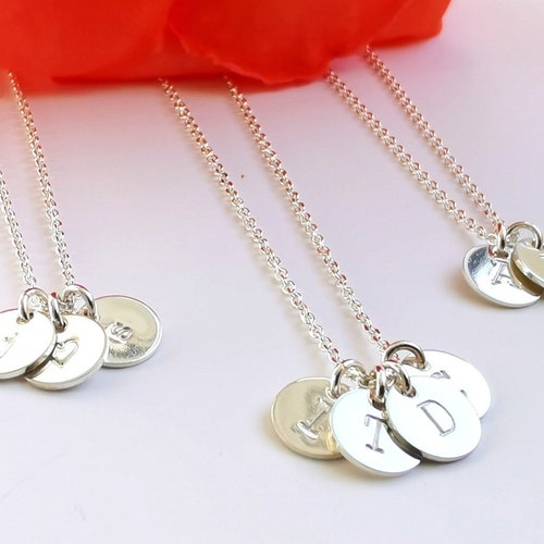 Personalised Jewelry Silver Initial 