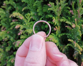 Solid rose gold ring size I (i)  ready to ship