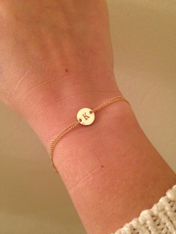 Monogram jewelry bracelet deals