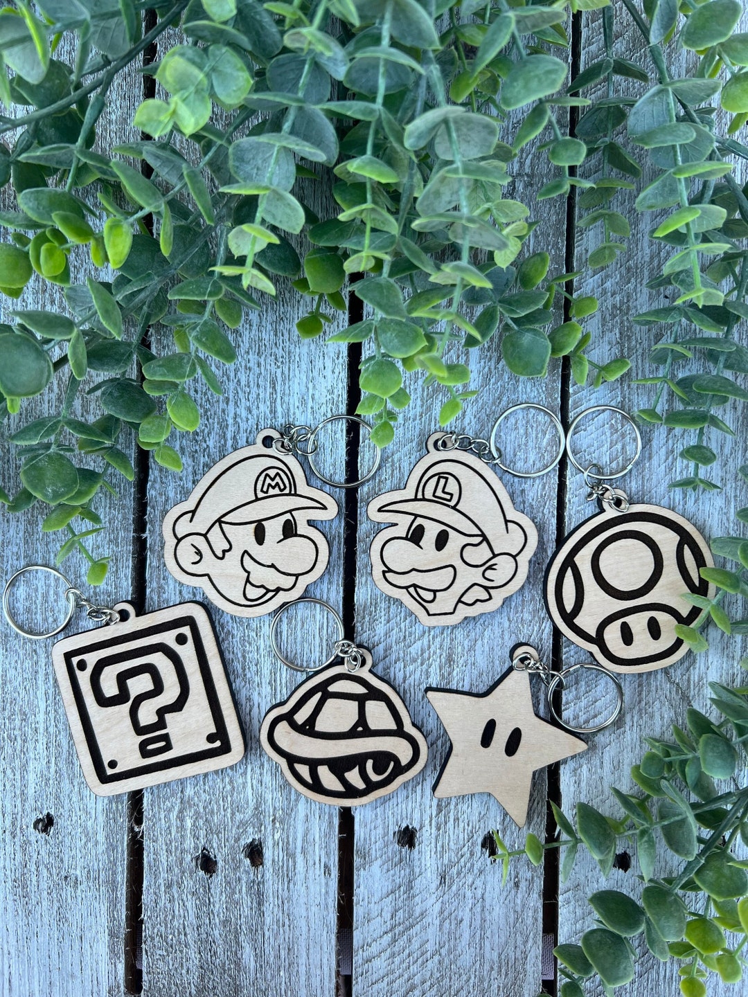 Super Mario Keychain Game Boy Keychain Nintendo Keychain Etsy