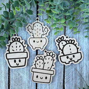 Cactus Ornament, Cactus Gift Idea, Fun Ornament, Succulent Ornament, Succulent Gifts