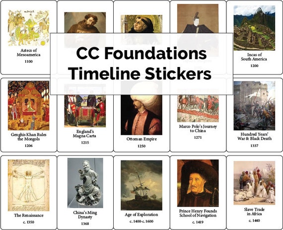 CC Foundations Timeline stickers CC Foundations Timeline stickers