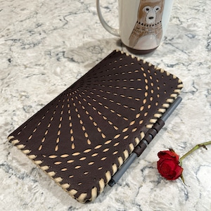 Leather Journal cover - Laser plans DXF PDF SVG