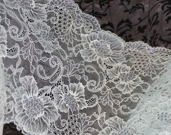 lace,lace ribbon, lace trim, french lace, light blue lace