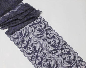236 inch elastic lace, French lace from Calais, brace making