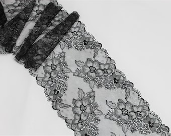 Lace, wide lace, elastic lace, French lace from Calais