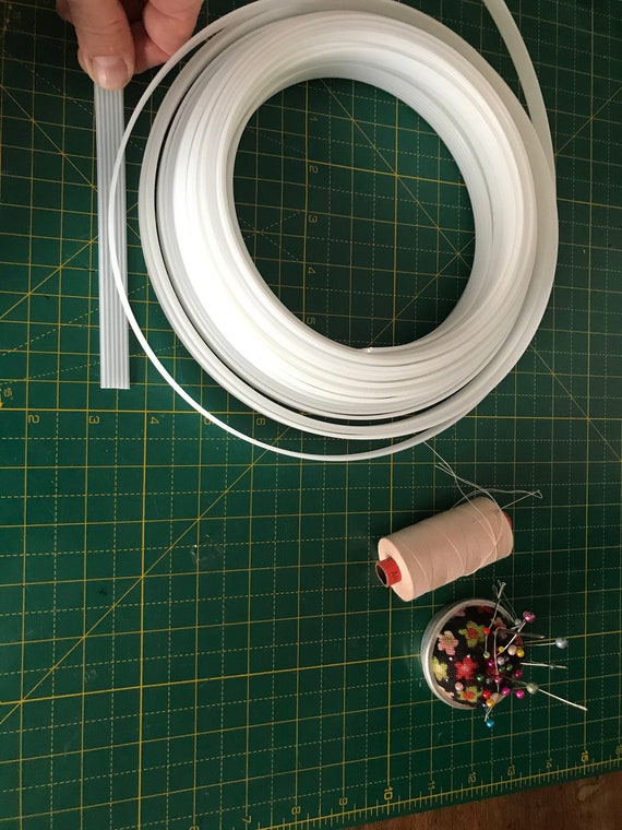 Fischbeinstab aus Kunststoff 5/7/11mm,transparente Fischbeinstäbe für Coursagen,Reifrock und Kostümherstellung Meterware