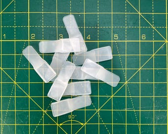 End caps 11mm for synthetic whalebone, fishbone for corsett or costume supplies
