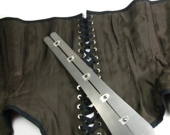 Corset busk, Steel Boon Busk, corsett making kit including sewing instruction