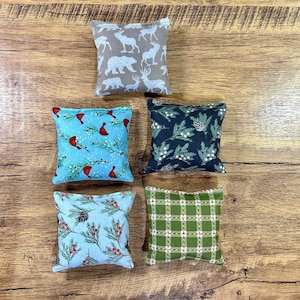 Maine Balsam Fir Sachet Bag: Christmas Plaid, Home Decor