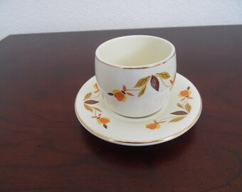 Autumn Leaf China Mustard with Underplate