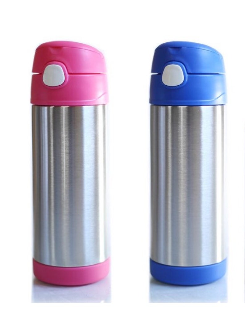 Custom 12 oz Sippy cups woth straw / stainless steel kids cup Etsy