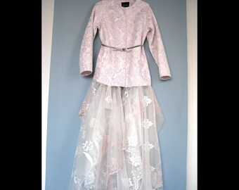 Bohemian OOAK jacket/mother of bride/pink jacket/selfshining