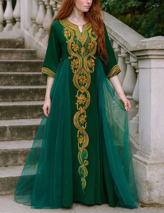 Plus Size Green & Gold Embroidered Medieval Dress, Elven Gown,gown,historical Dress - Etsy Israel Plus Size Green & Gold Embroidered Medieval Dress, Elven Gown,gown,historical Dress - Etsy Israel