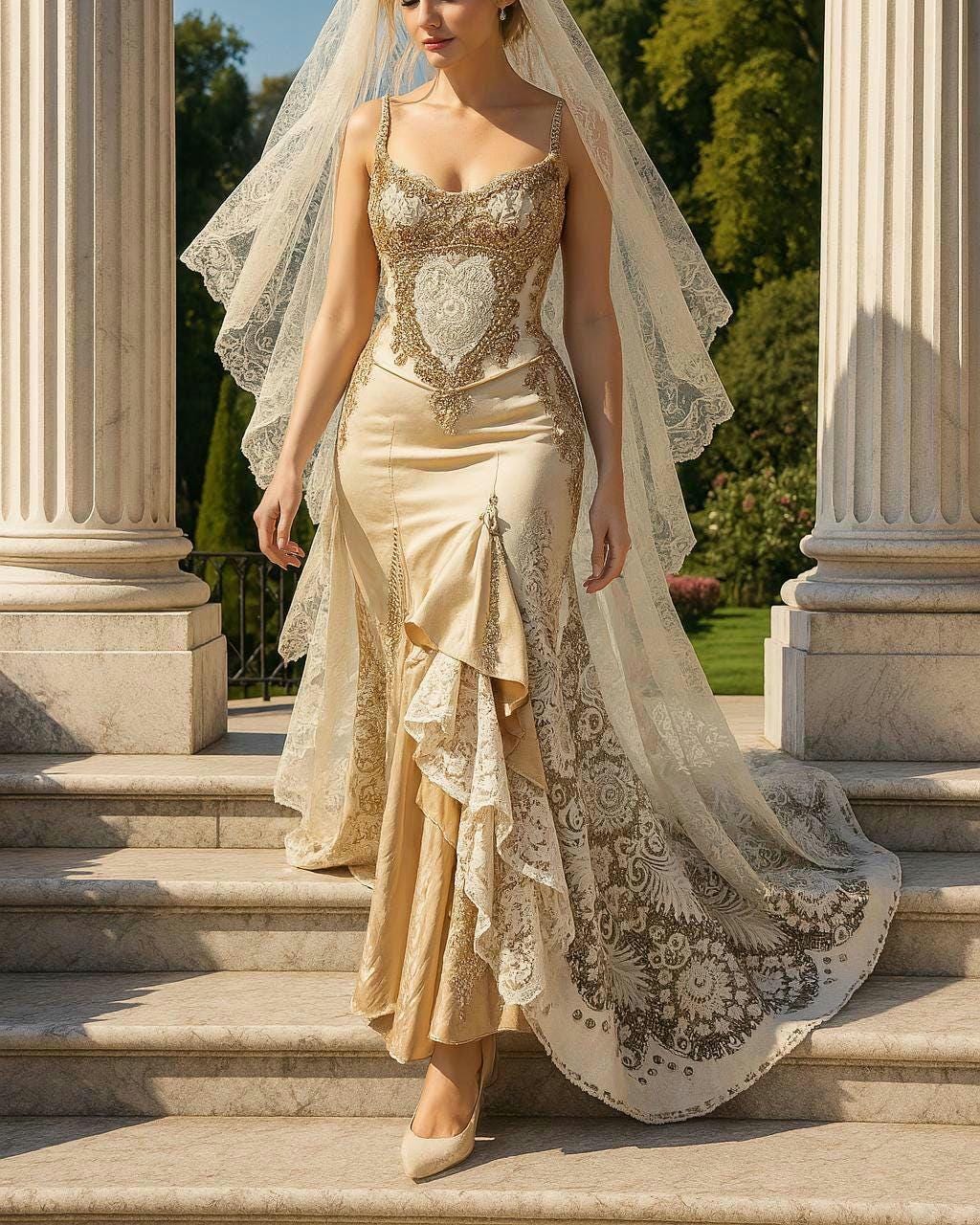 Vintage Lace Wedding Dress
