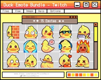 15 Duck Emotes Bundle  - [Twitch]