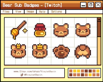 Bear Sub Badges - [Twitch]