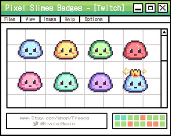 Pixel Slimes Sub badges - [Twitch]