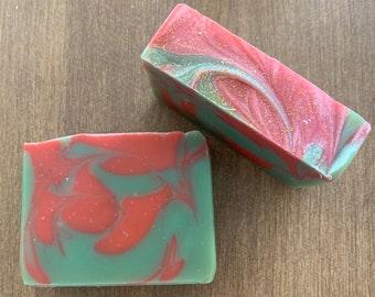 Holly Berry Handmade Soap