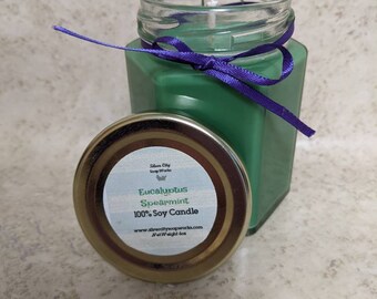 Eucalyptus Spearmint Soy Candle