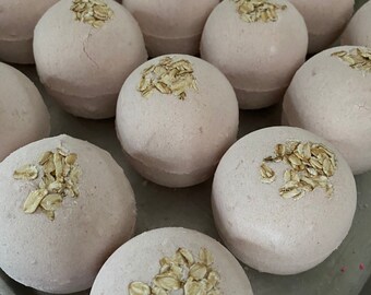 Oatmeal Milk & Honey Bath Bombs