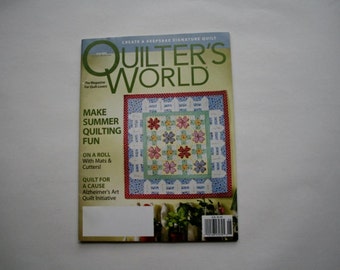 Quilters World Magazine June 2009 Back Issue Sewing Book