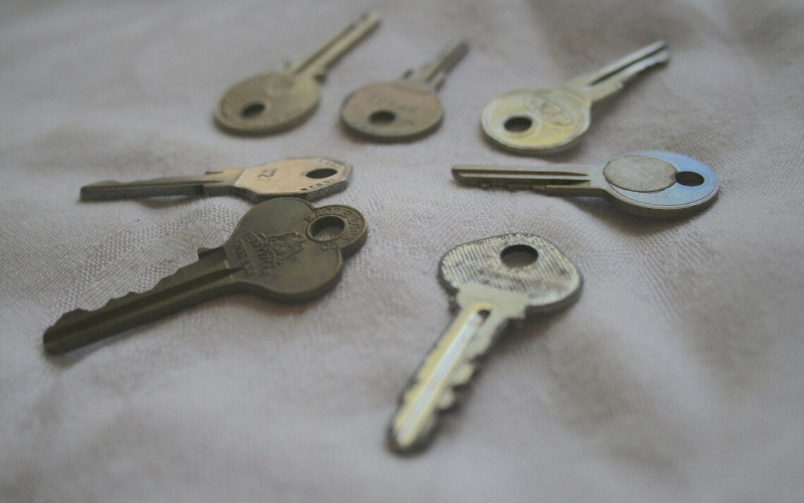 Old Door Keys for Crafting Scrapbooking or Pendant Making Etsy