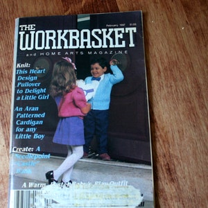Workbasket Magazine, February 1987, Home and Arts DIY Magazine