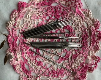 Vintage Boye Steel Crochet Hooks: Fine Lace & Doily Making