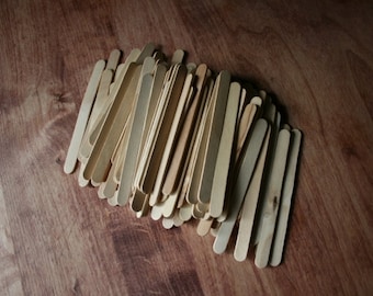 Wood Craft Sticks Wedding Favors Rustic Wedding Supplies Candy Apple Sticks Craft Supplies