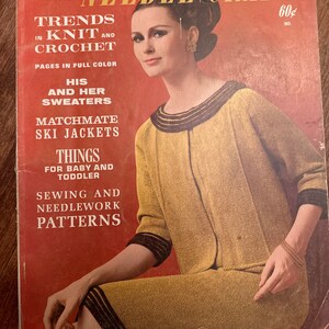 Modern Needle Craft Fall Winter 1966 Trends in Knit and Crochet  Issue 48