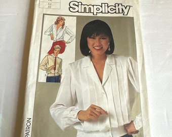 Simplicity Sewing Pattern Size 12 Vintage Blouse Pattern #6994 Uncut