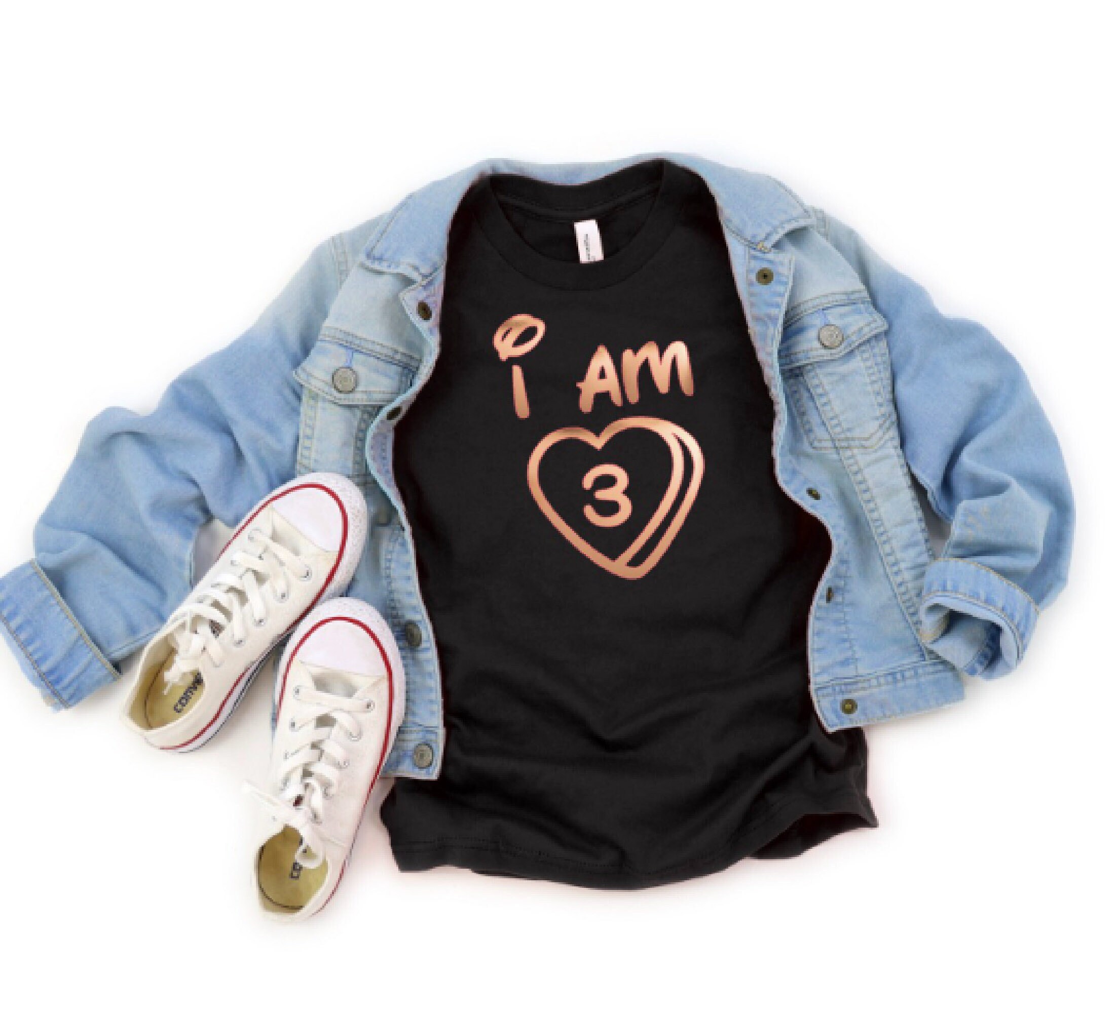 I am 3 t shirt girl cheap