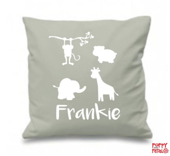 jungle cushions nursery