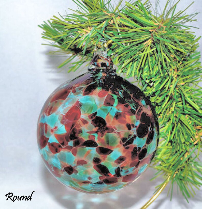 Christmas Ornaments Glass Ornaments Glass Christmas Etsy