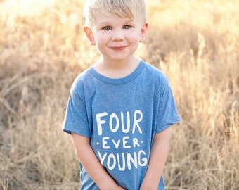 Girl's 4th Birthday Tank Dress - "Four And Fabulous" Glitter Racerback Summer Outfit - View #4