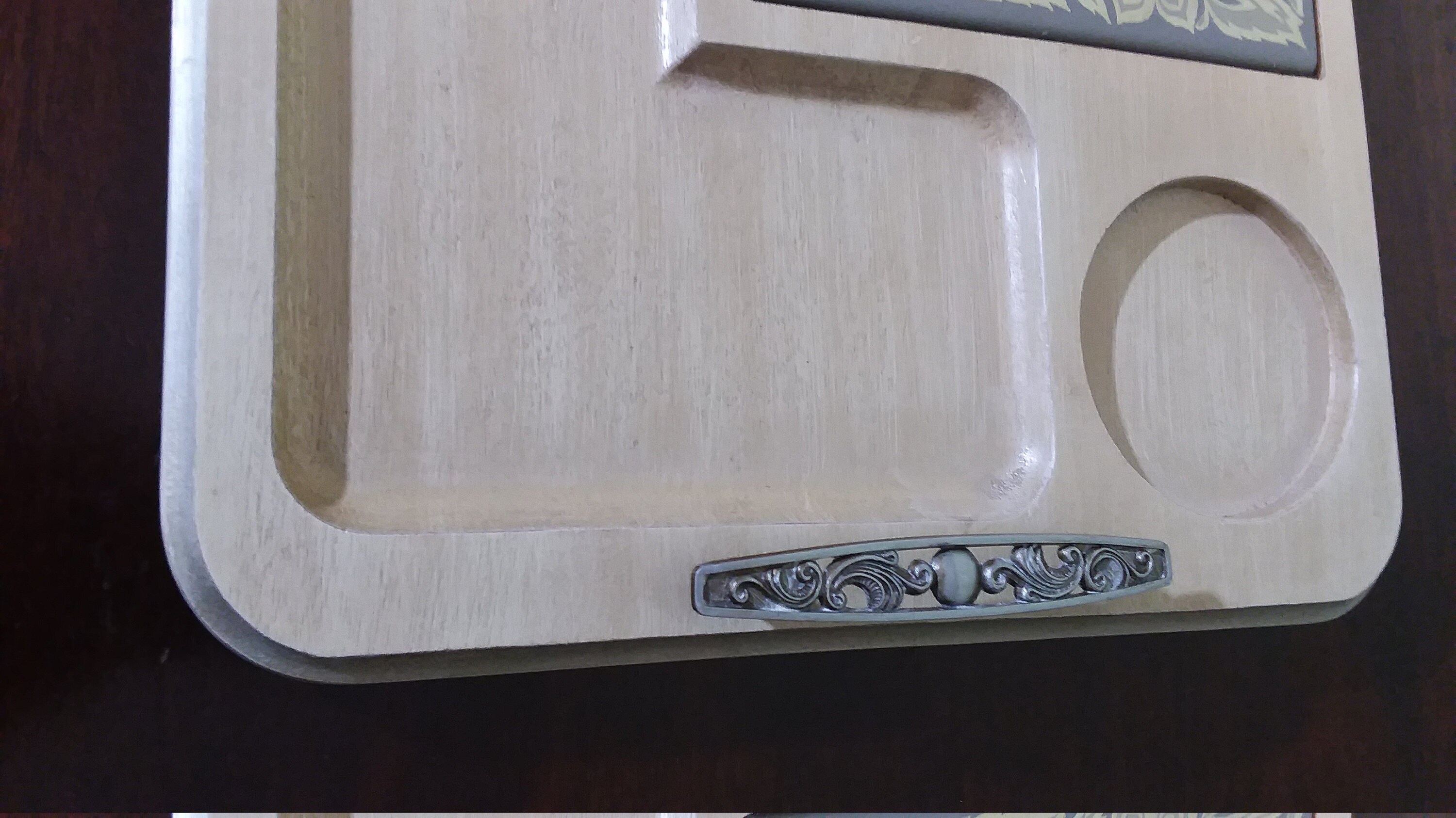 Vintage Briard Wooden Serving Tray With Handle and Etsy