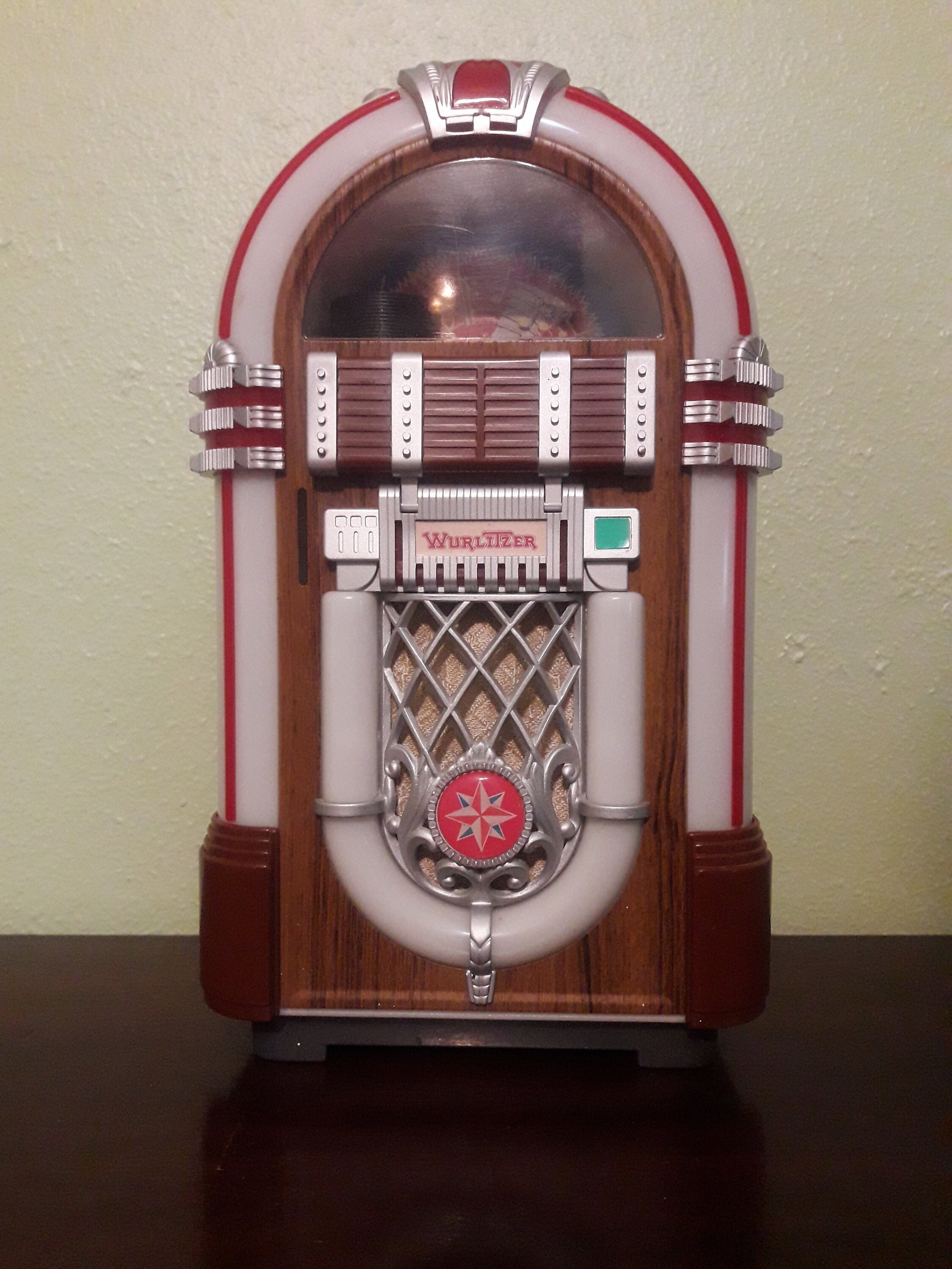 Wurlitzer Micro Cassette Jukebox Vintage Retro Wurlitzer Micro