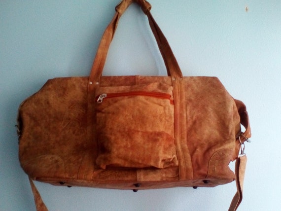 Camel Large Weekender Bag