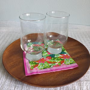 Tall Clear Highball Glasses - Set of 6 - Heavy Bottom Drinkware