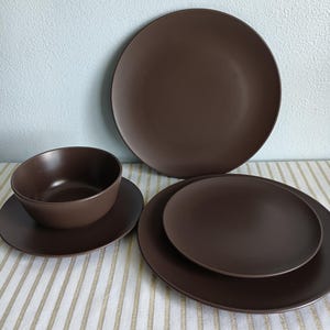 Ikea Dinera Braun Steingut Geschirr Set: Boho Geschirr