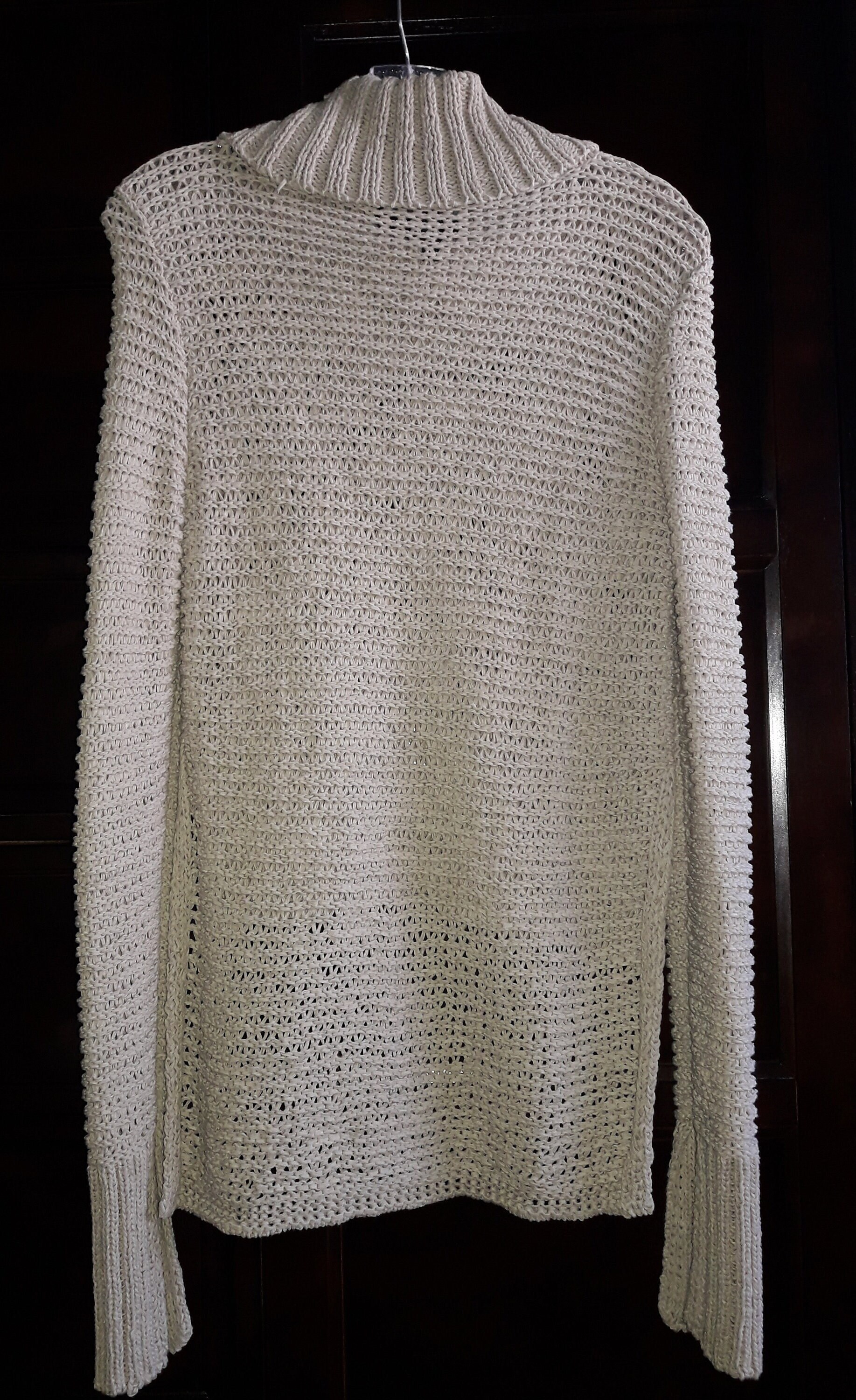 Bcbg fringe trimmed sweater deals