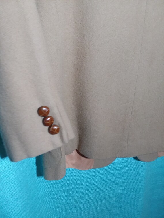 Vintage Single Breasted Blazer Jacket One-Button,… - image 7