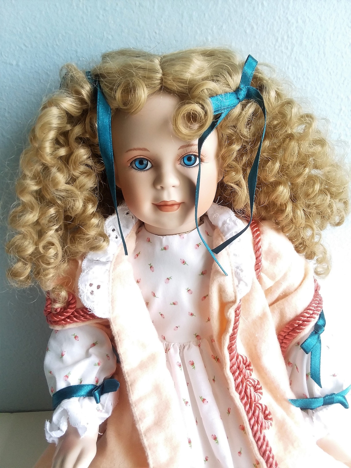 Fine Bisque Porcelain Doll Collectible teaching Teddy by Etsy