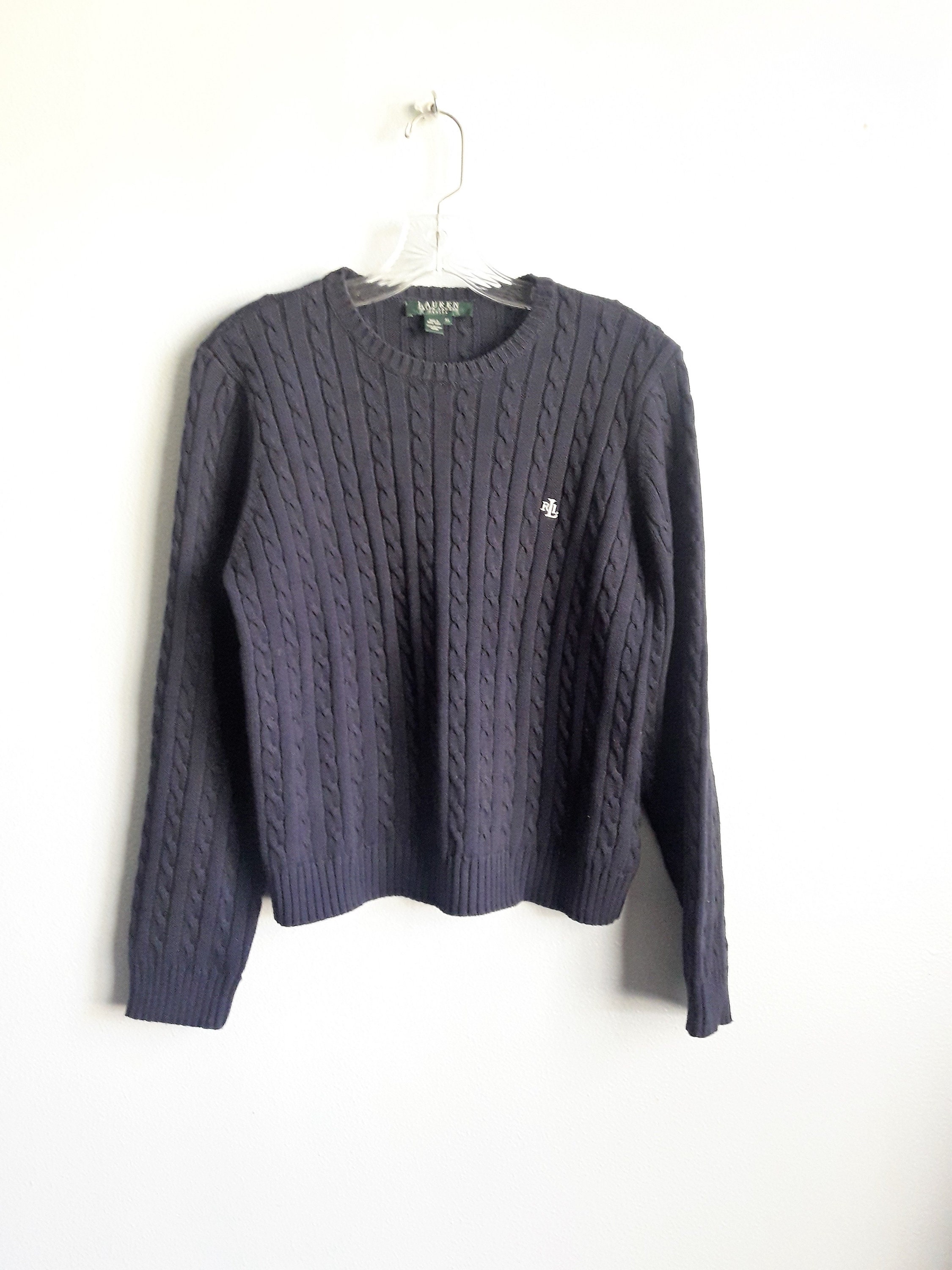 Womens navy ralph lauren jumper top