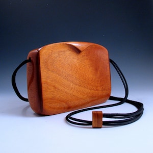 Bolso de madera -Bolso único- Arte usable- Bolso de diseñador por Kimberly Chalos